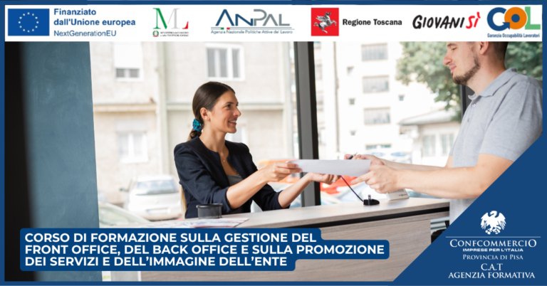 Corso di Formazione sulla gestione del Front Office, del Back Office e sulla promozione dei servizi e dell’Immagine dell’Ente